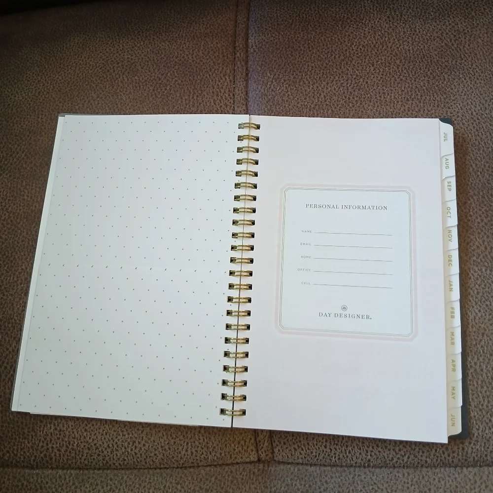Day Designer tabbed planner 2024 to 2025